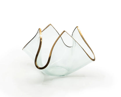 7 x 8" Chiller Clear with Gold Tulip