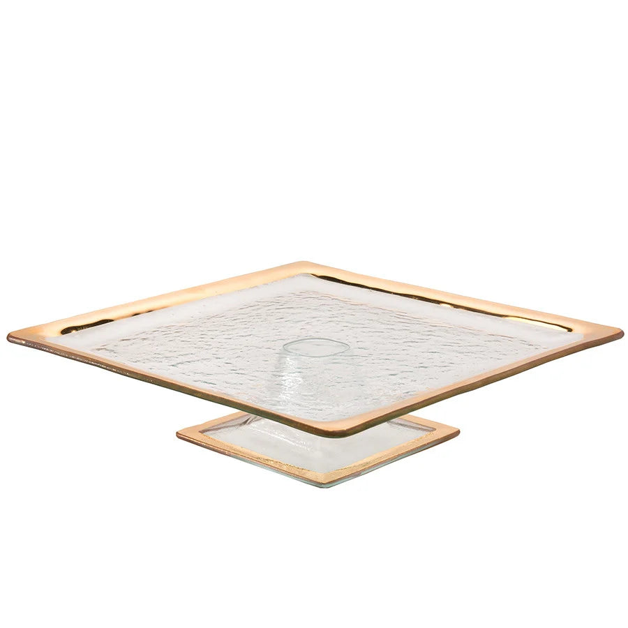 Roman Antique Square Cake Plate