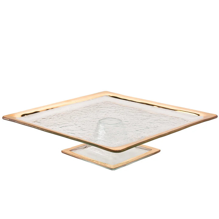 Roman Antique Square Cake Plate
