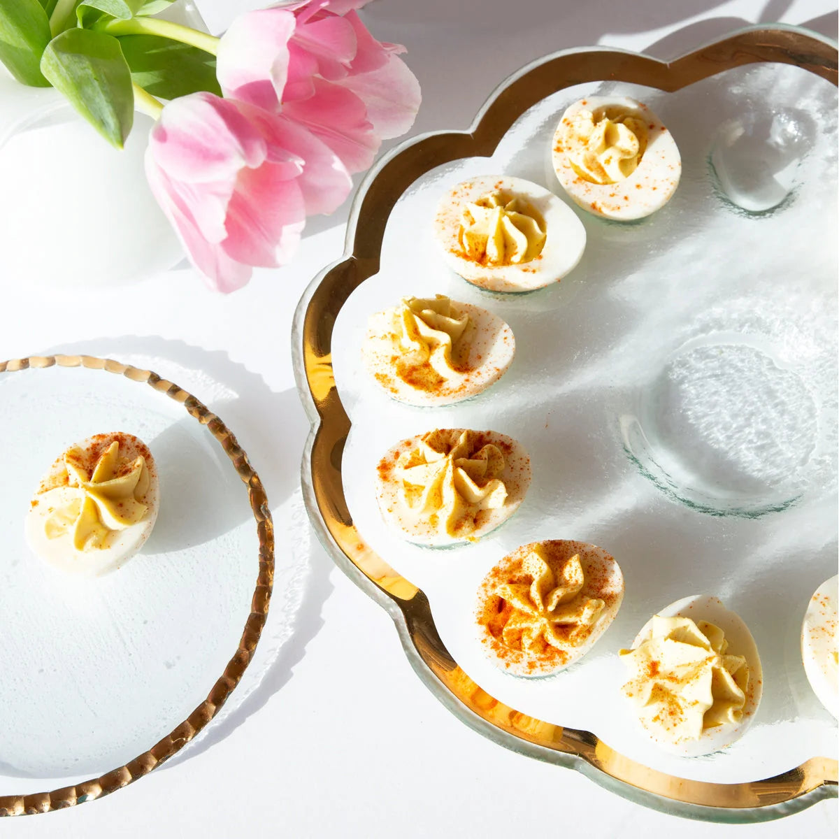 Roman Antique Deviled Egg Platter