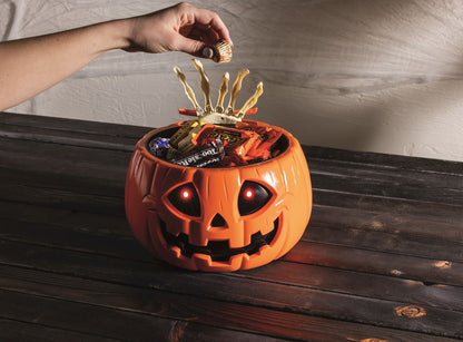 Jack-o-Lantern Candy Bowl