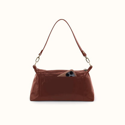 Darcy Shoulder in Polished Leather