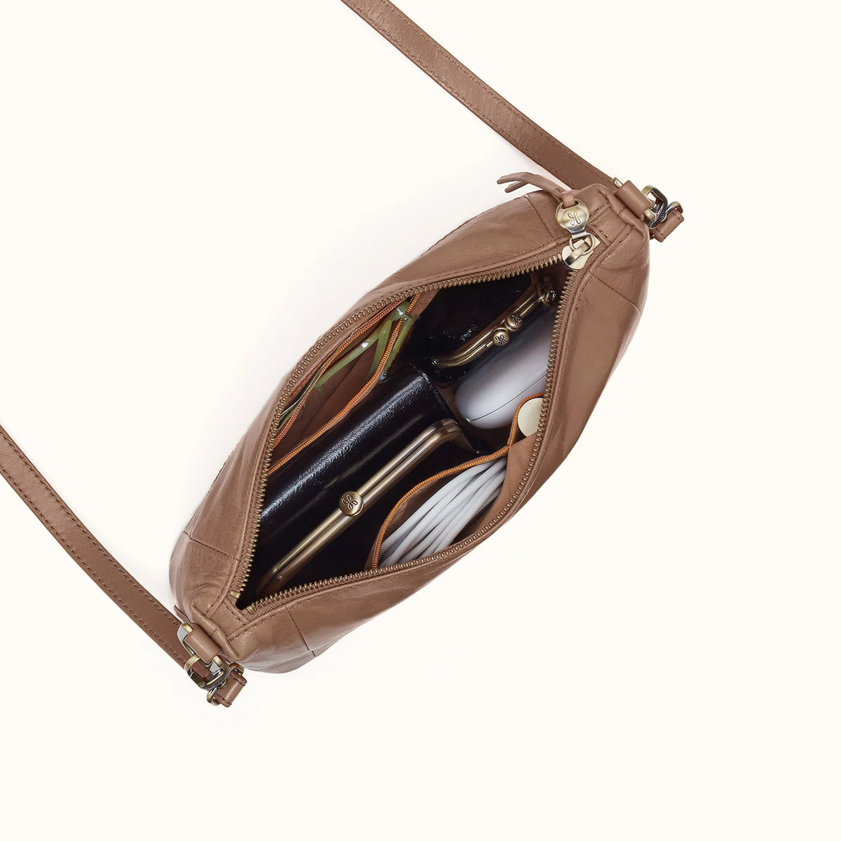 Darcy Carry-All Crossbody in Polished Leather