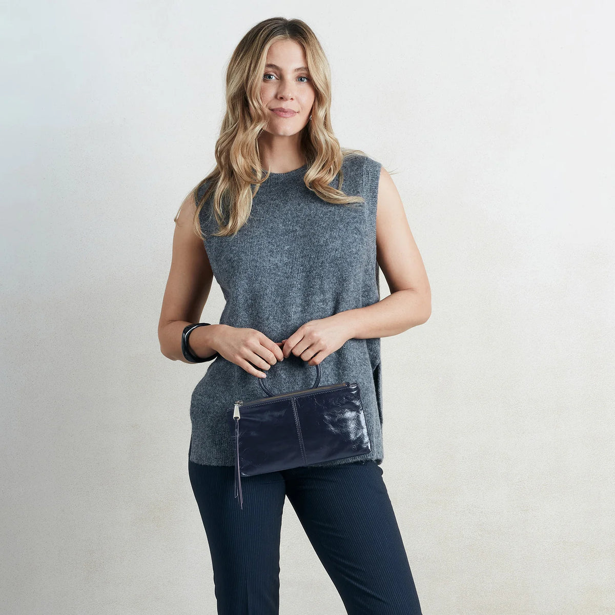 Sable Crossbody In Polished Leather