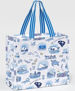 Gift Bag Large SC Toile