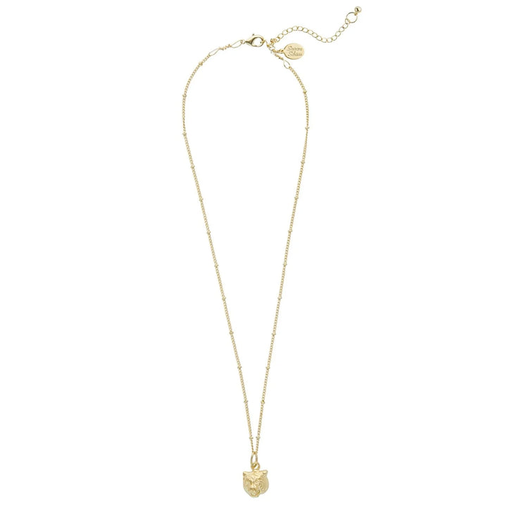 Dainty Tiger Head Necklace