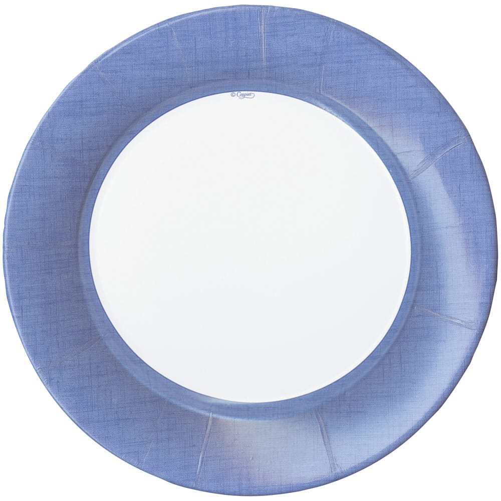 Blue Linen Dinner Plate