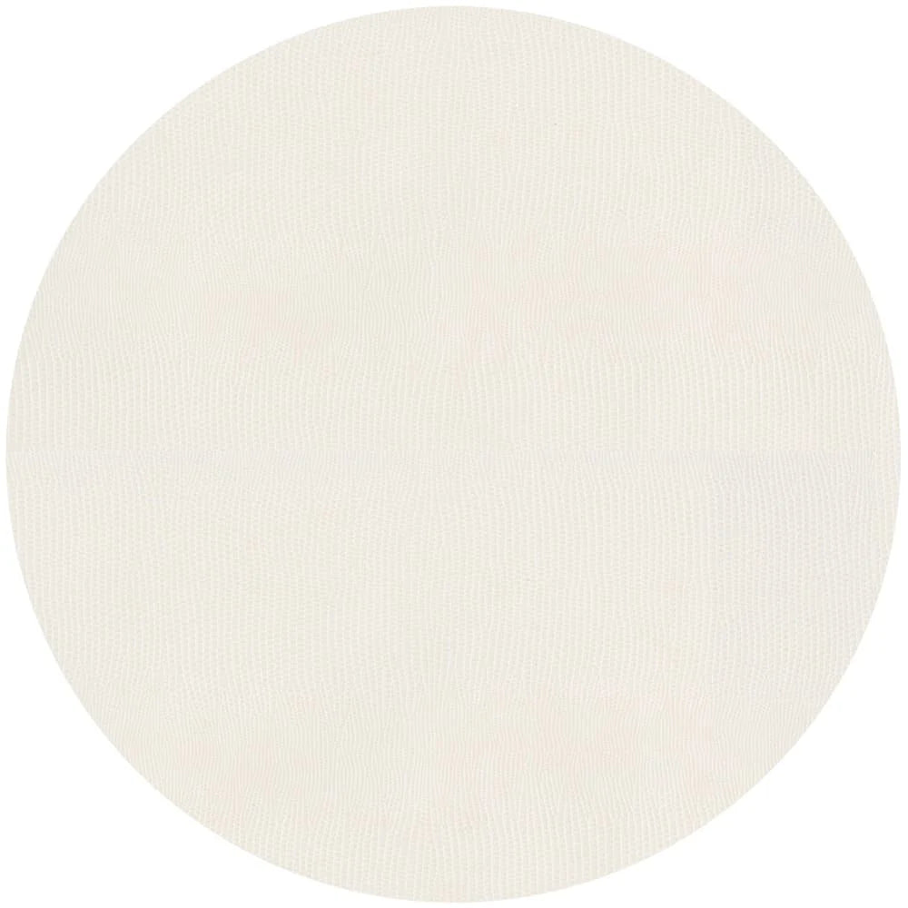 White Round Placemat