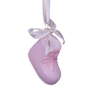 2.25" Baby's 1st - Pink Ornament