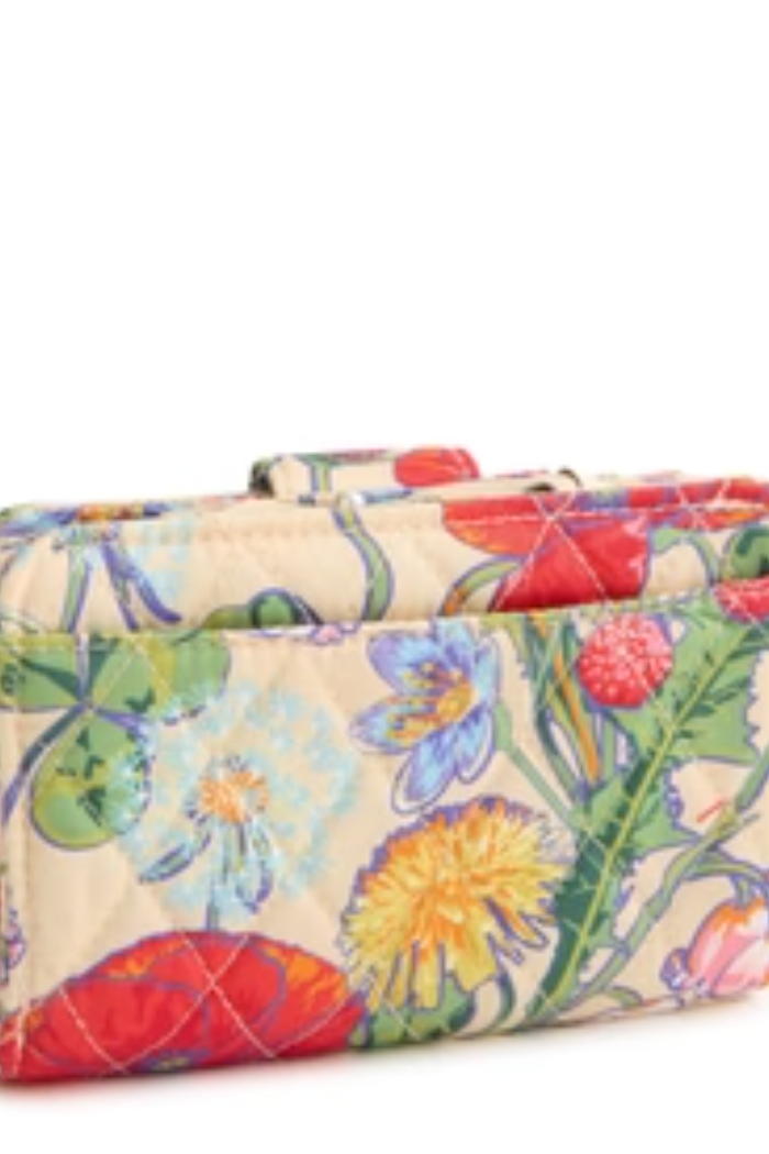 Small Turnlock Wallet Wildflowers