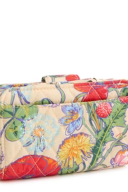Small Turnlock Wallet Wildflowers