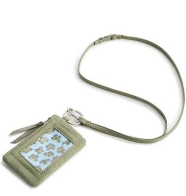 Lichen Green Zip ID Holder
