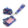 Dual Pouch Wide Wristlet Cherry Picking