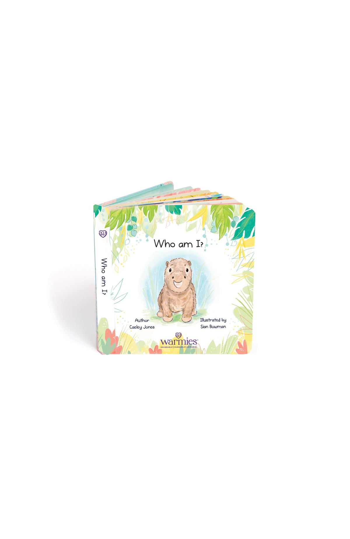 'Who Am I' Capybara Warmies Book