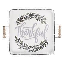 Wreath Enamel Tray