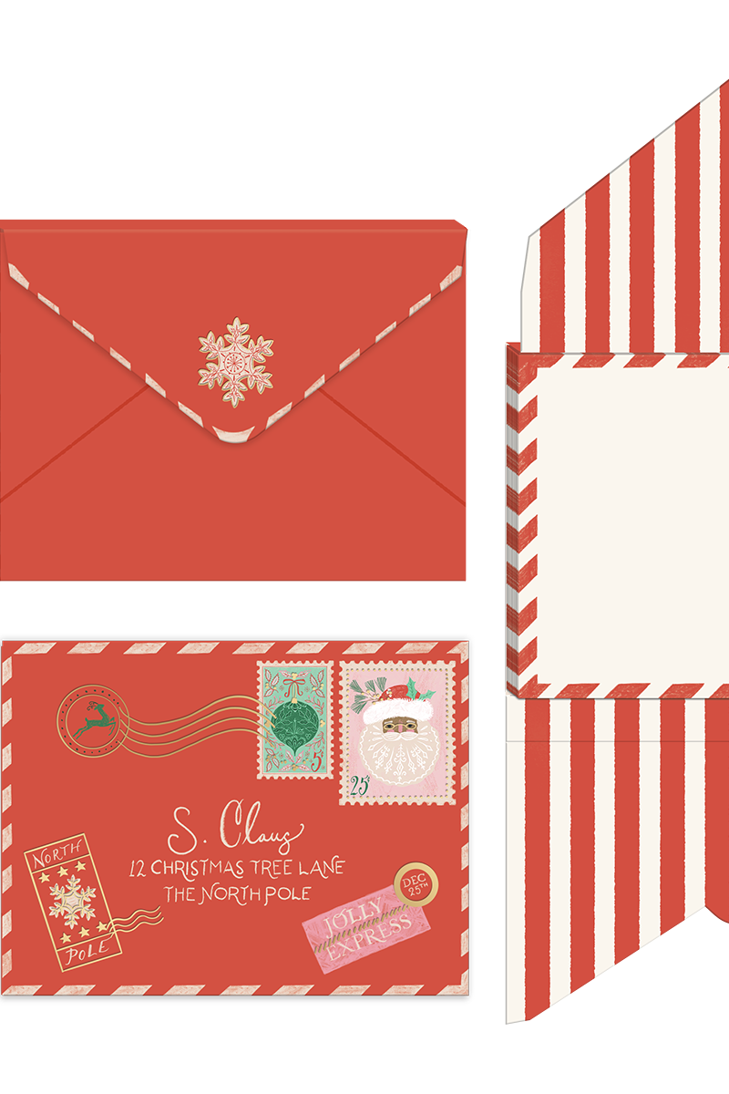 Letters to Santa Red Letter Set