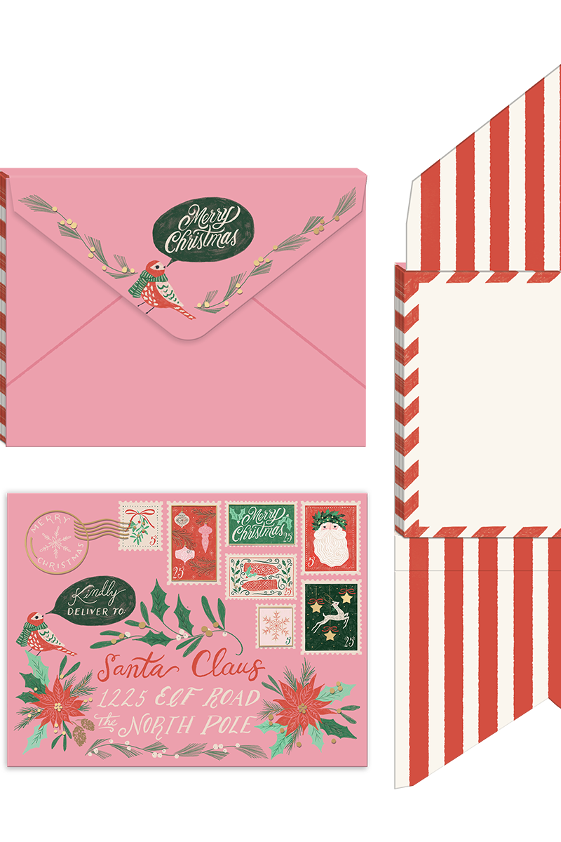 Letters to Santa - Pink