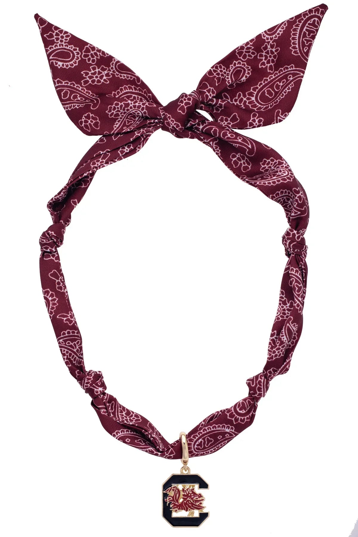 SC Gamecocks Bandana Scarf Necklace