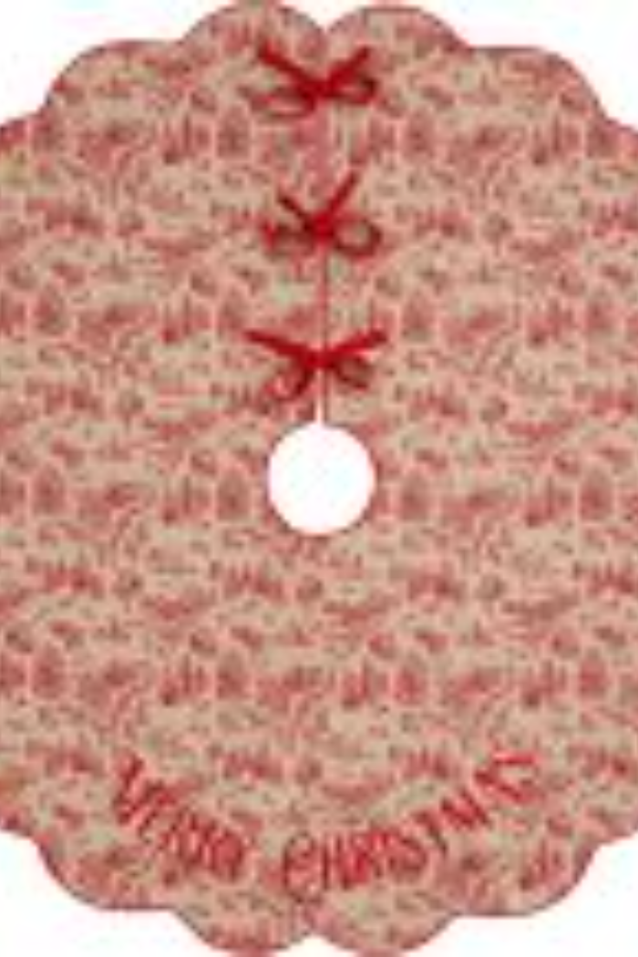 Toile Tree Skirt