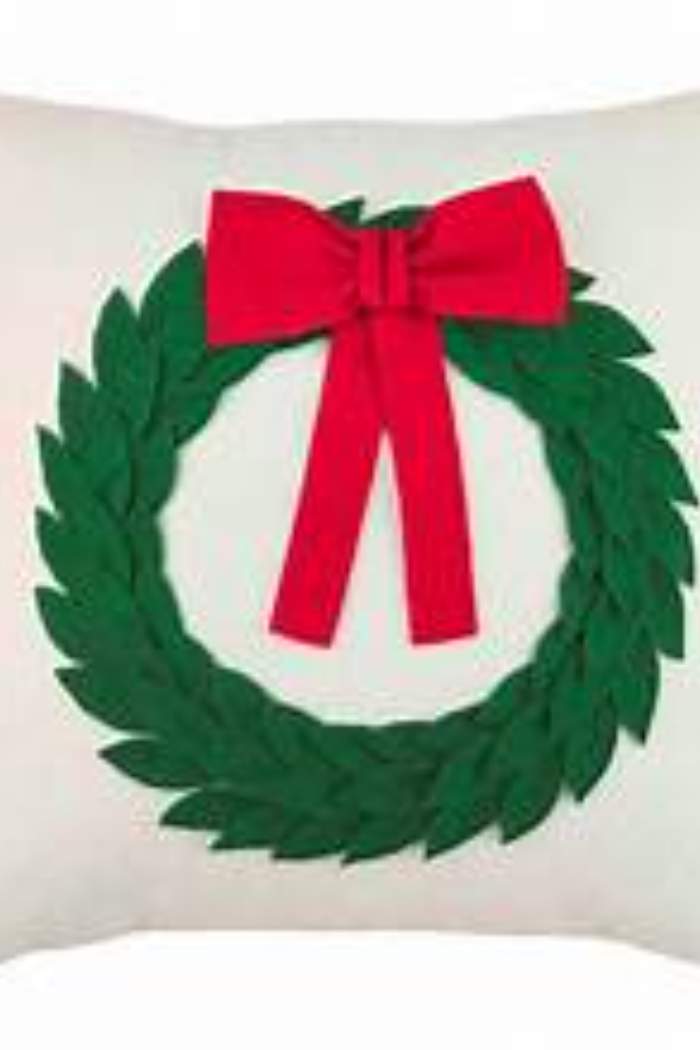 Velvet Wreath Pillow