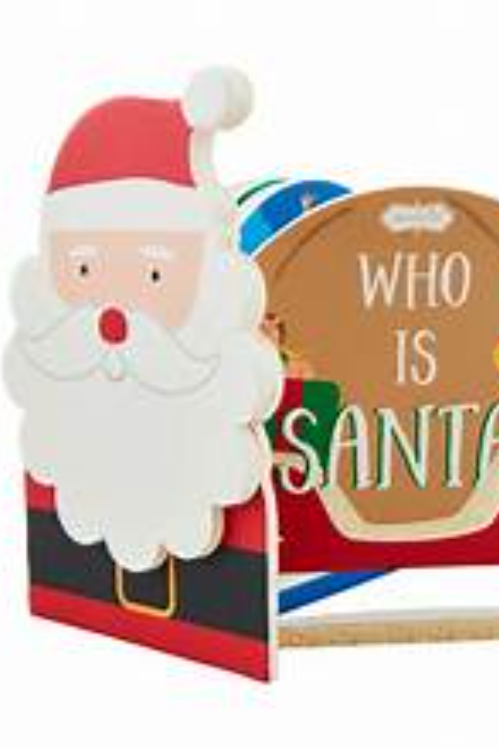 Santa Shaped Book