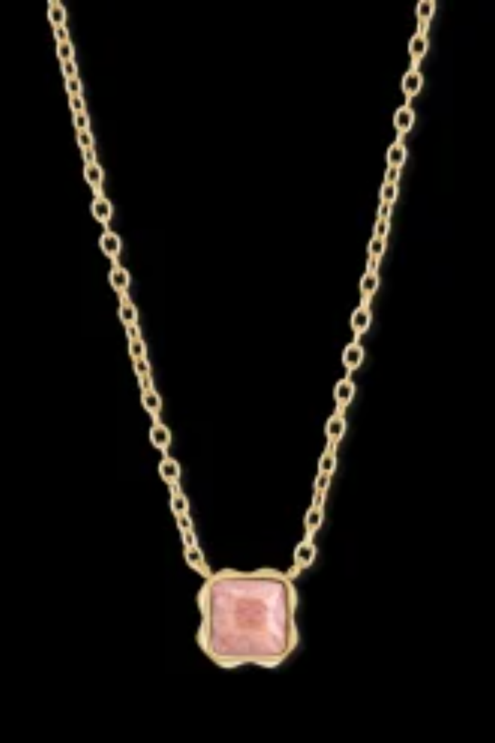 Necklace - Rhodochrosite (July)