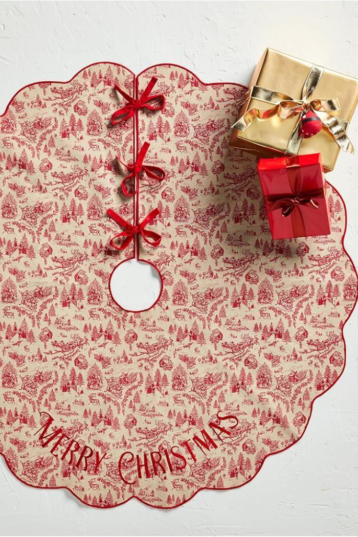 Toile Tree Skirt