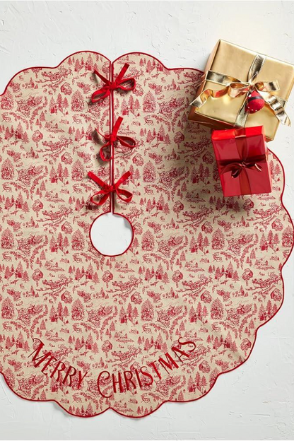 Toile Tree Skirt