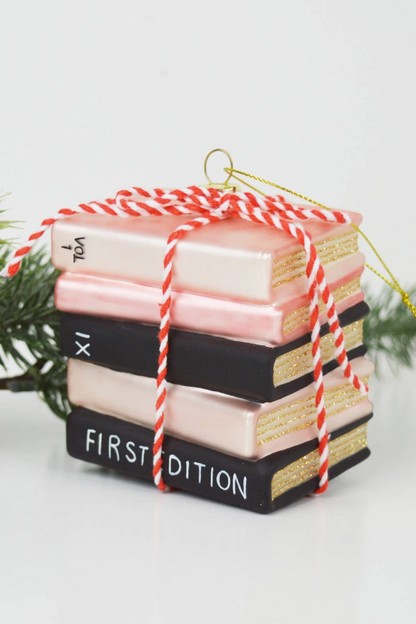 Book Club Glass Ornament