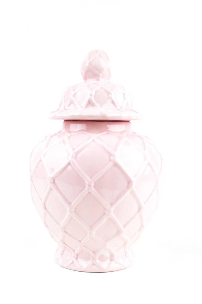 Pink Ginger Jar Large