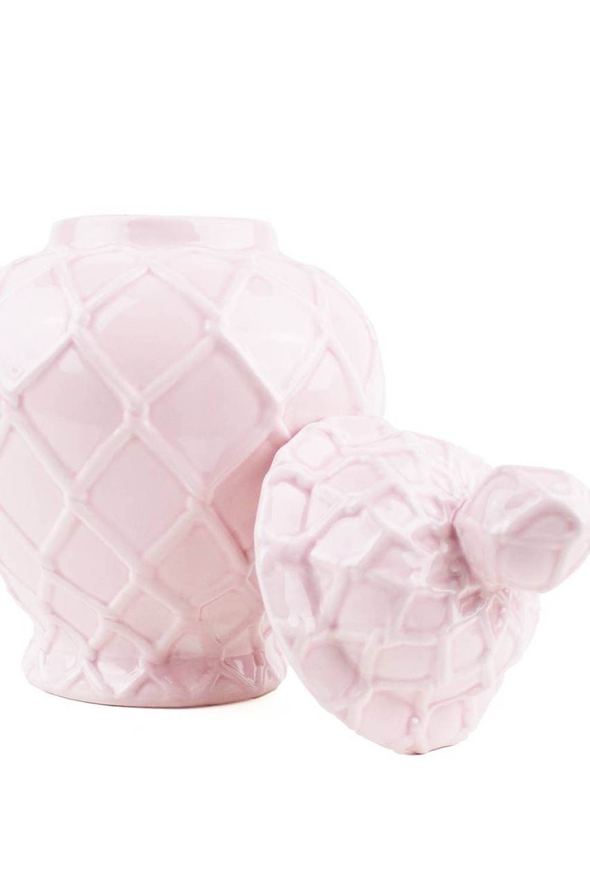 Pink Ginger Jar Large