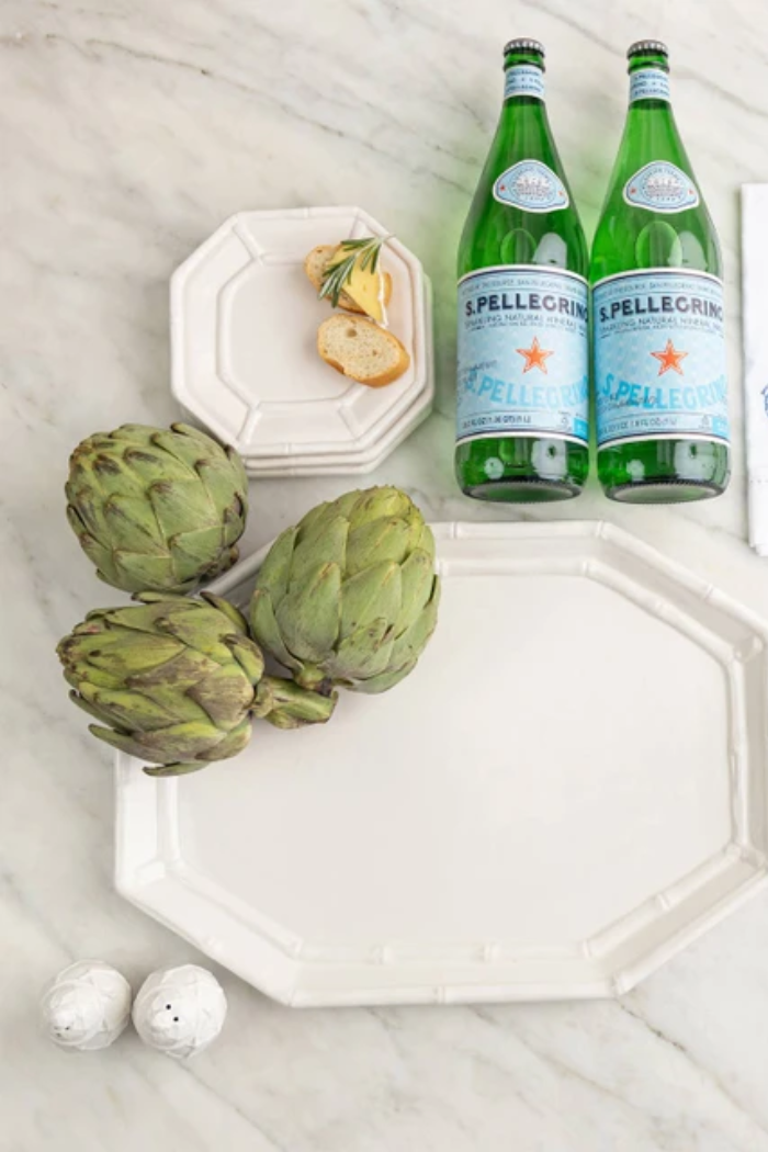 White Textured Jar Salt & Pepper Shaker Set