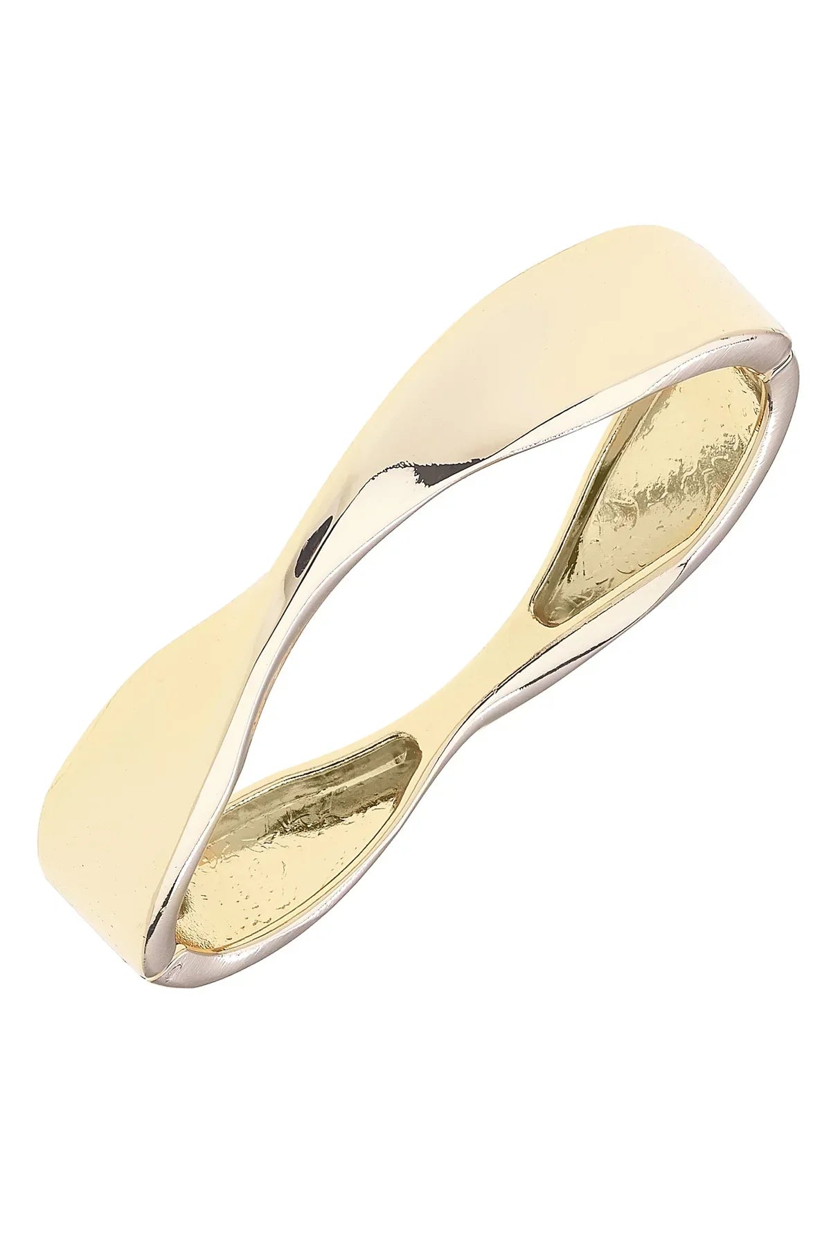 Rue Twisted Metal Hinge Bangle