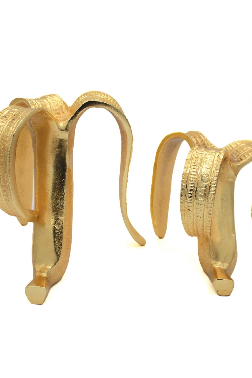 Banana Candlesticks Set of 2