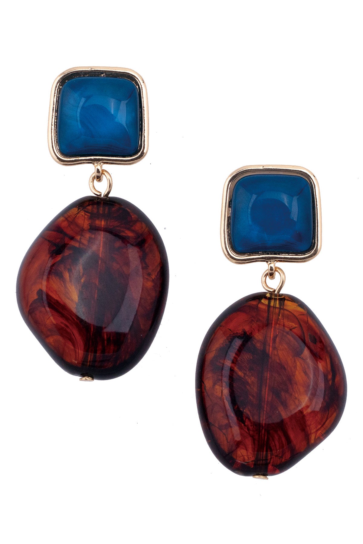 Gabby Tortoise Drop Earrings