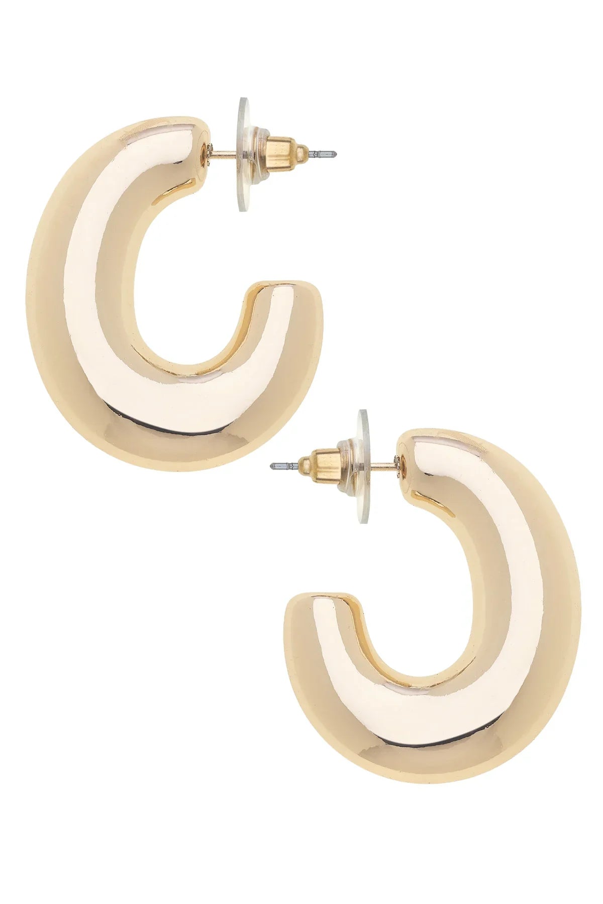 Gia Sculpted Hoop Earrings
