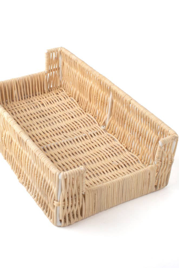 Natural Rattan Guest Towel Tray