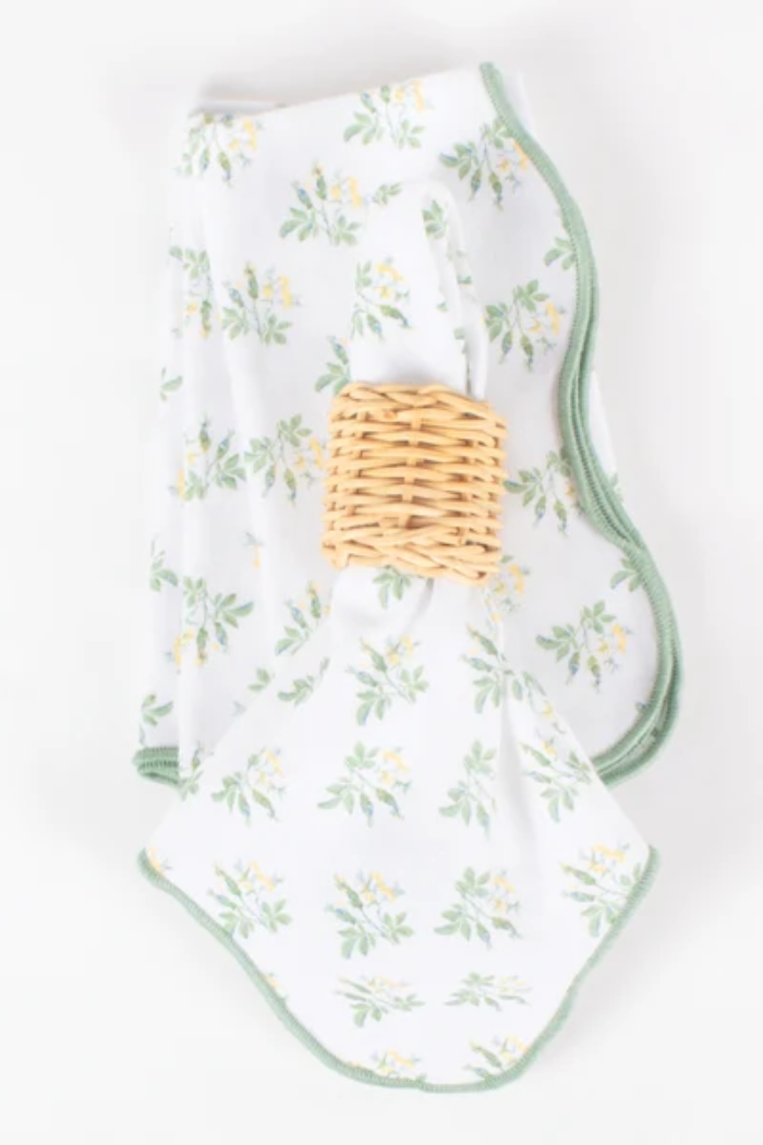 Scalloped Garden Napkin Set (4)