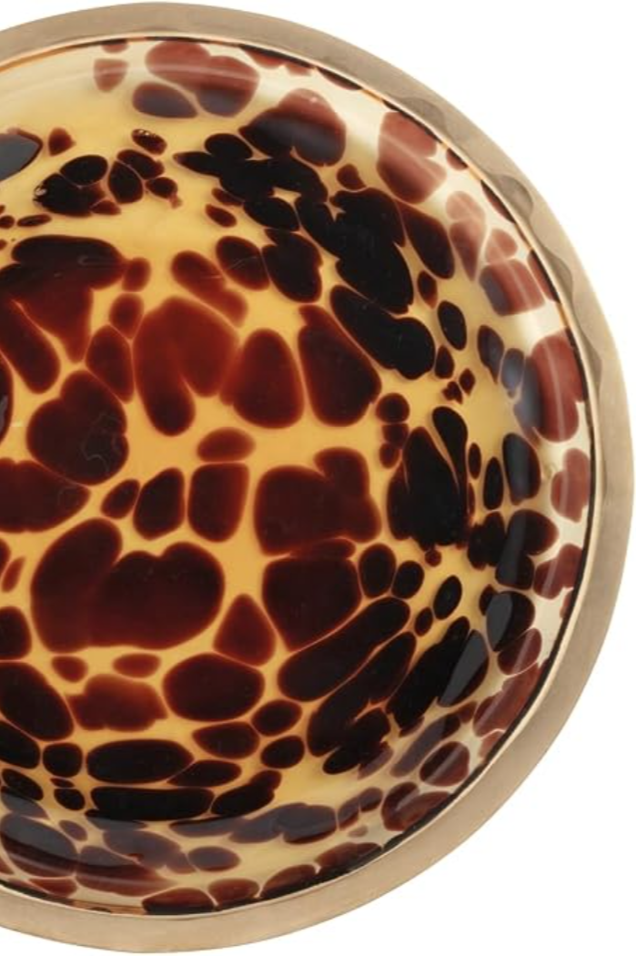 Tortoise Glass Serving Platter