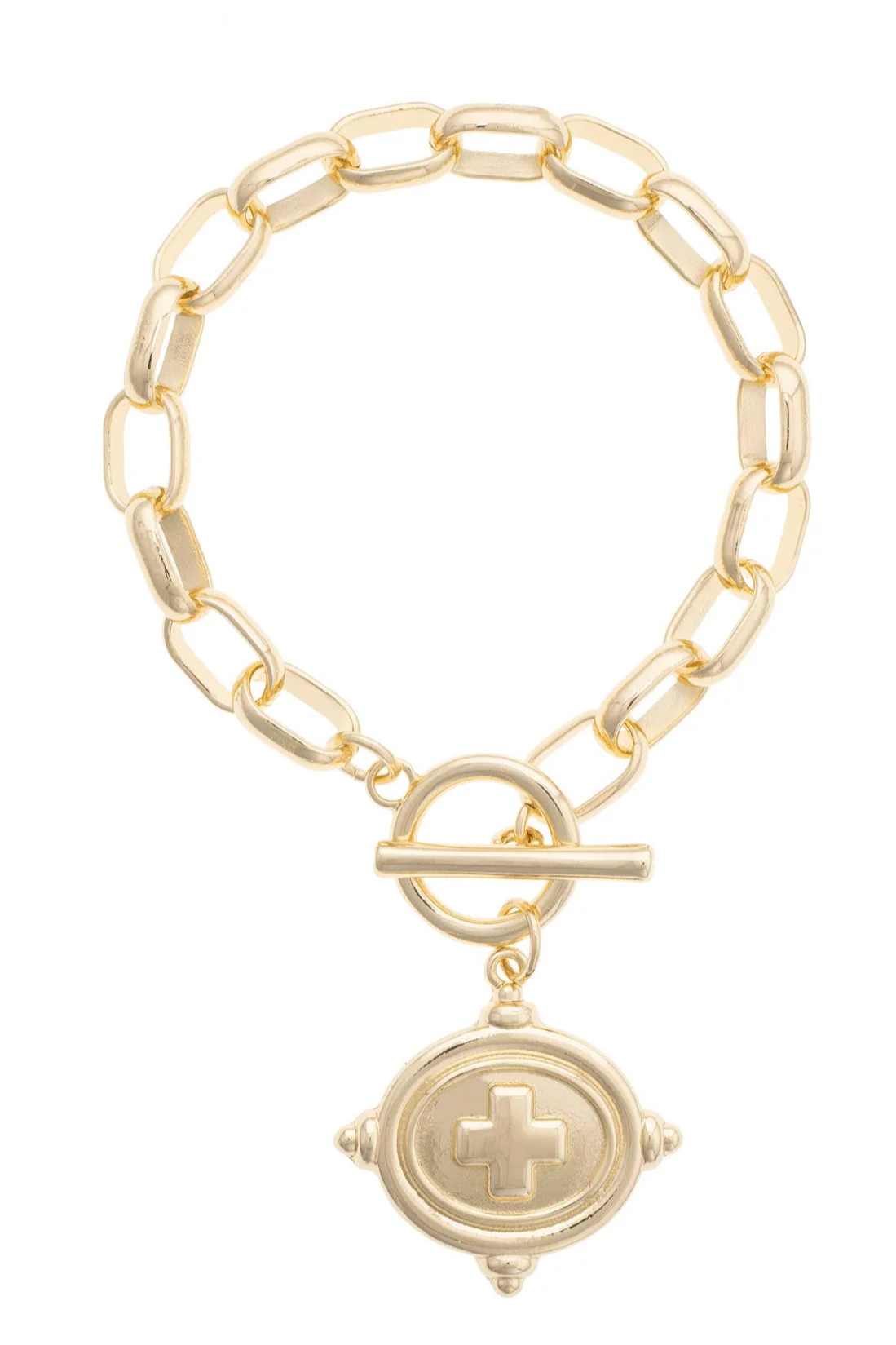 Erin Square Cross Intaglio Bracelet