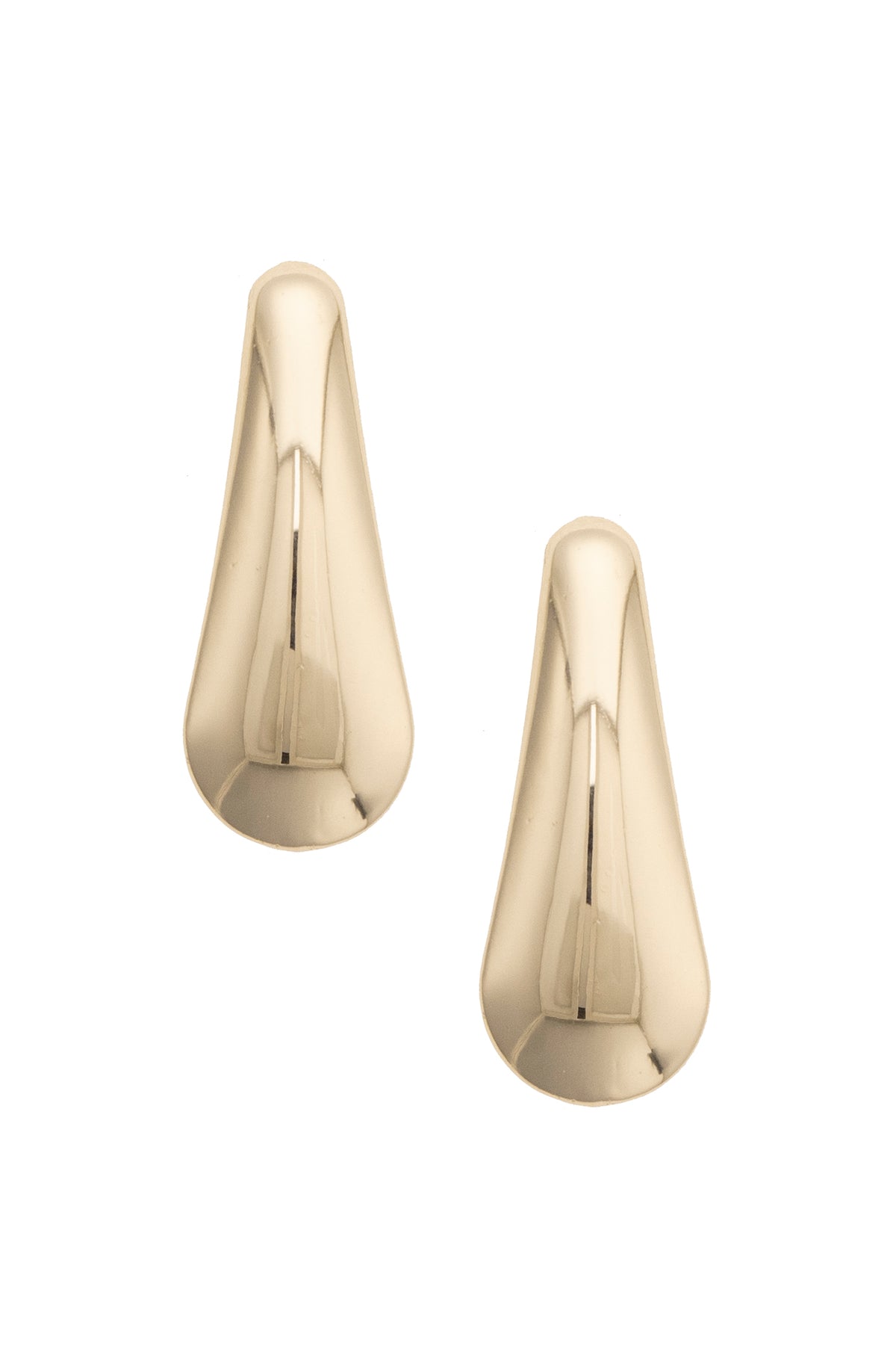 Gold Drop Statement Earrings