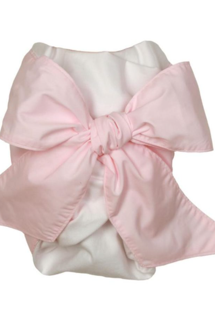 Palm Beach Pink Bow Swaddle