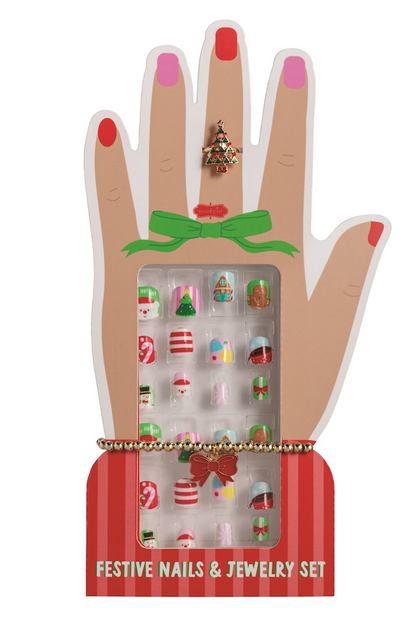 Christmas Nails & Jewelry Se