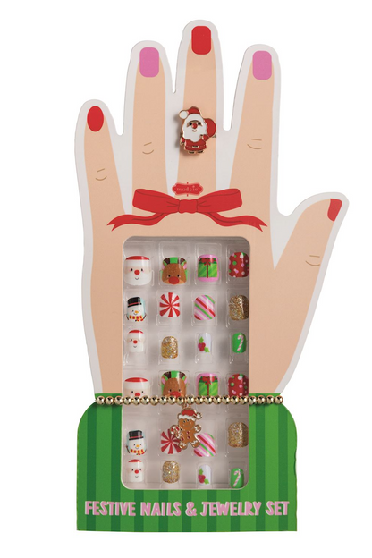 Christmas Nails & Jewelry Se