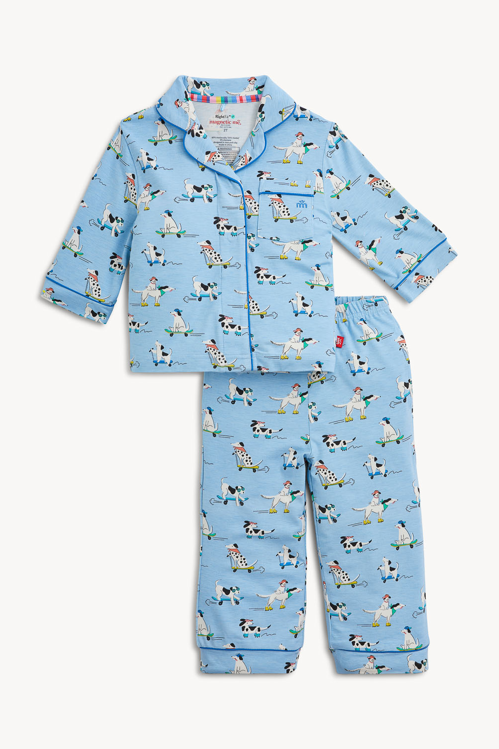 'Ruff Riders' Magnetic Modacrylic Pajamas