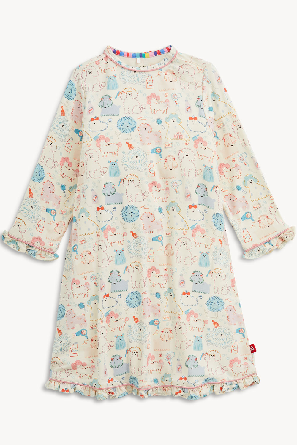 'Poodle Pawlor' Magnetic Modacrylic Nightgown