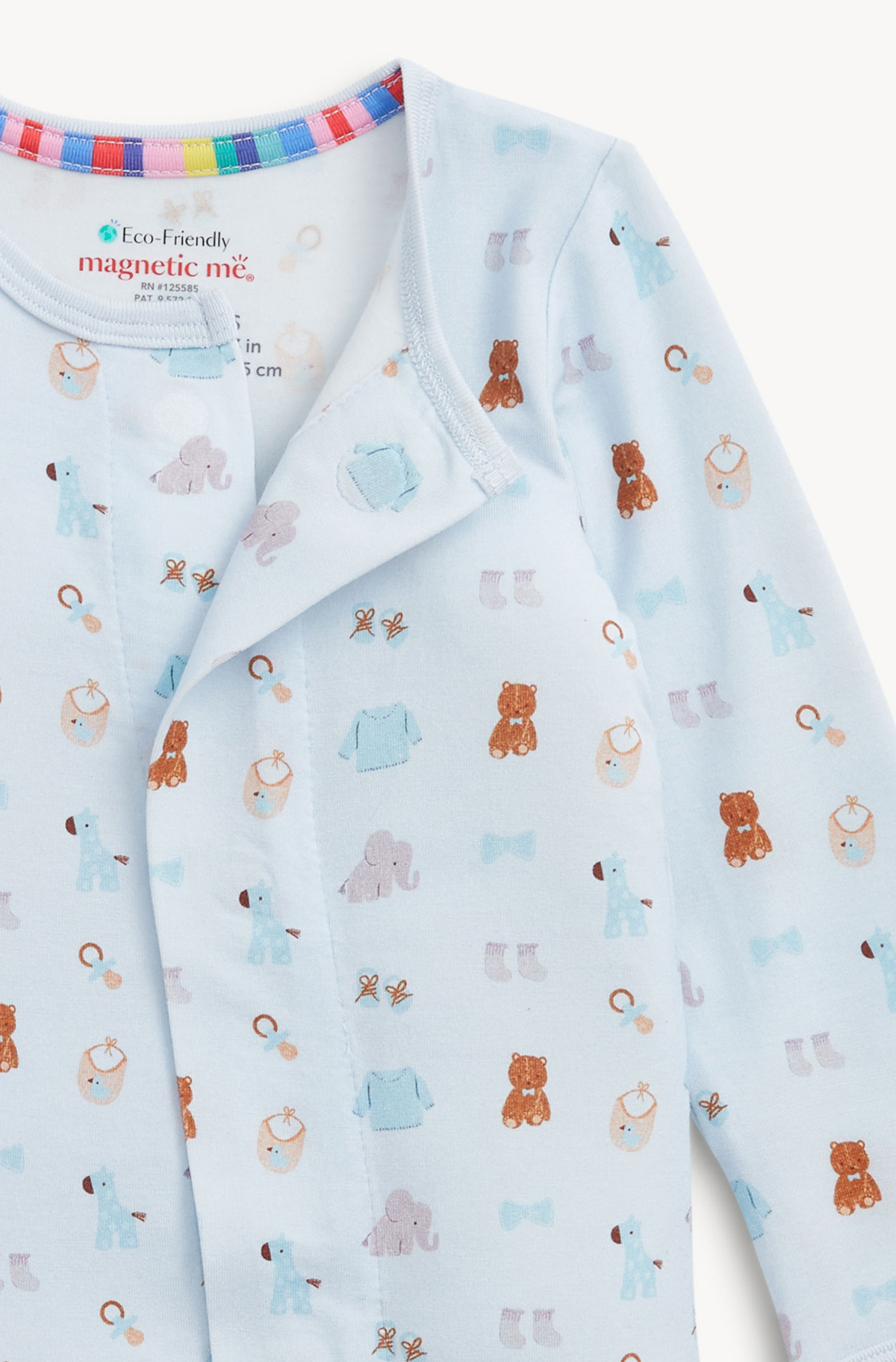 'Nursery Nostalgia' Blue Footie