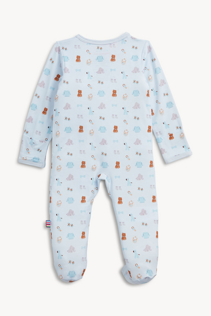 'Nursery Nostalgia' Blue Footie