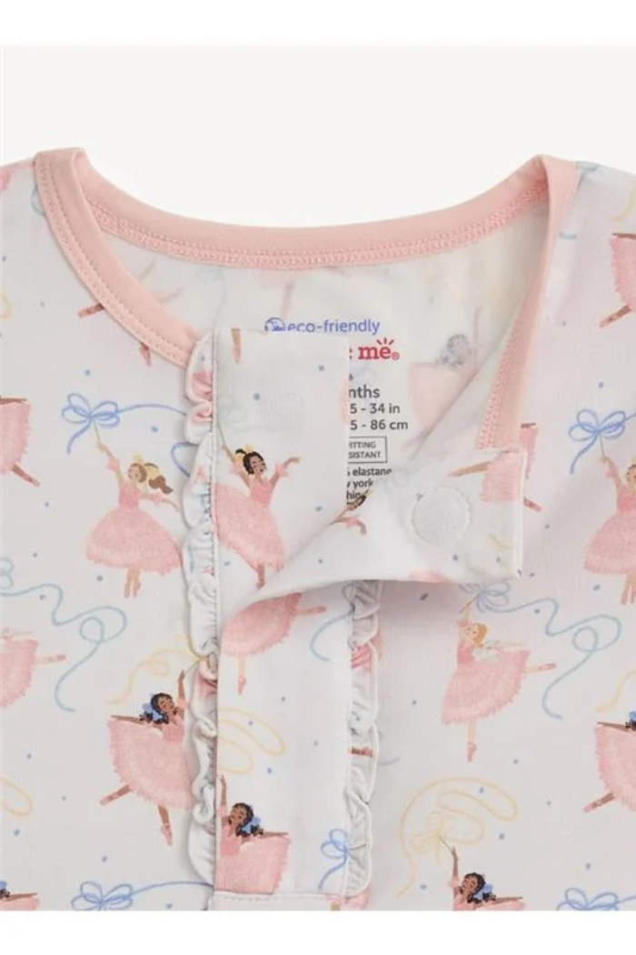 Pretty Plies Footie with Ruffle