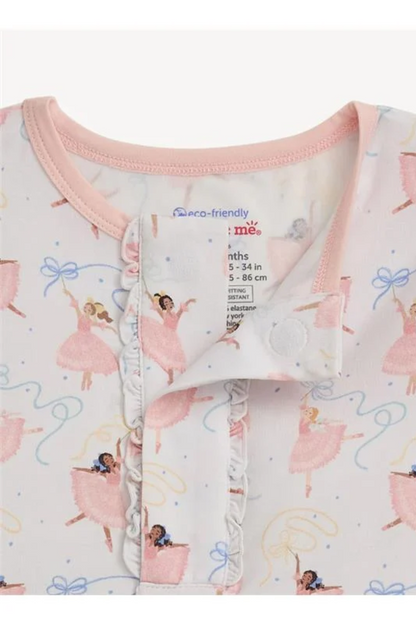 Pretty Plies Footie with Ruffle